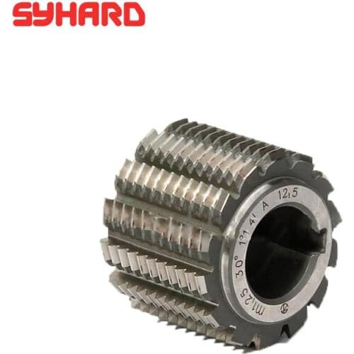 HSS 30 Degree Gear Cutter Hob Cylindrical Milling Cutter M0.5/M1/M2/M3 Gear Hob Gear Cutting Tools
