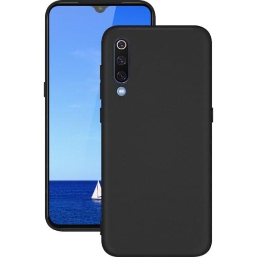 AAA For xiaomi9 xiomi 9se solid candy color silicone case on for xiaomi mi 9 mi9 se yellow thin tpu phone back cover coque funda