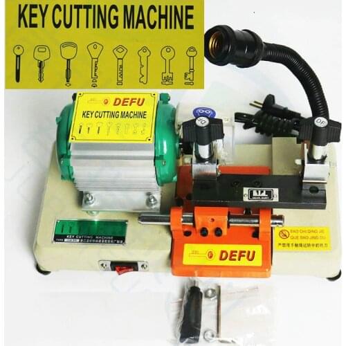DeFu DF-238RS horizontal key cutting machine 238RS diamond leaf lock machine electronic key machine