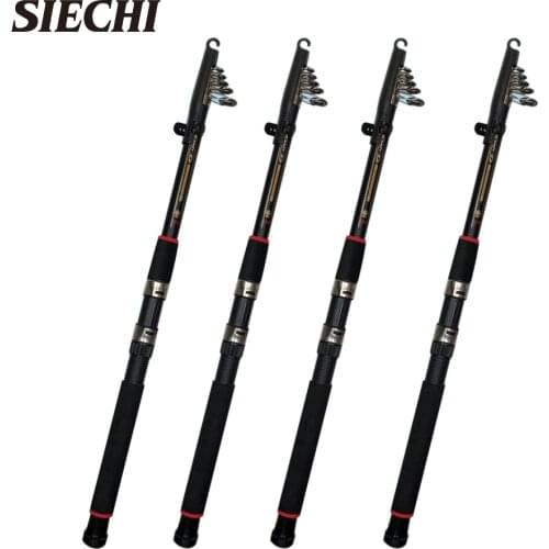 High Quality Telescopic Fishing Rod 1.8M -3.6M fishing pole FRP Carbon Fiber Carp Fishing Rod feeder Hard