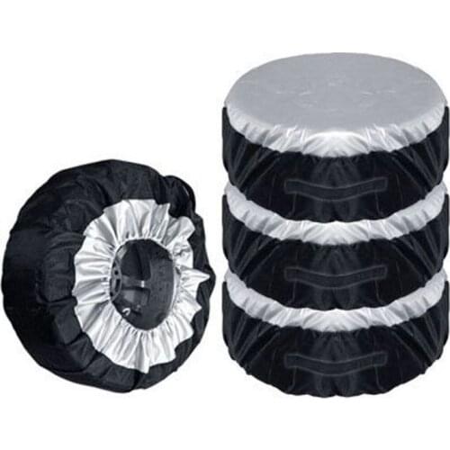 1Pcs/4Pcs Universal Waterproof Protective cover Car Tire Cover Oxford Cloth Spare Wwheel Ultraviolet-proof Protective Bag