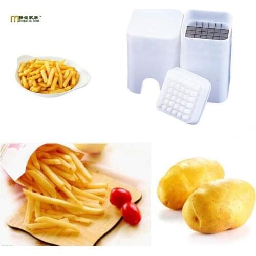 1PC Fries French Fry Potato Cutter Chips Slicers Gadget Cooking Tools Gadgets Cut Fries Kitchen Device Accesorios OK 0305