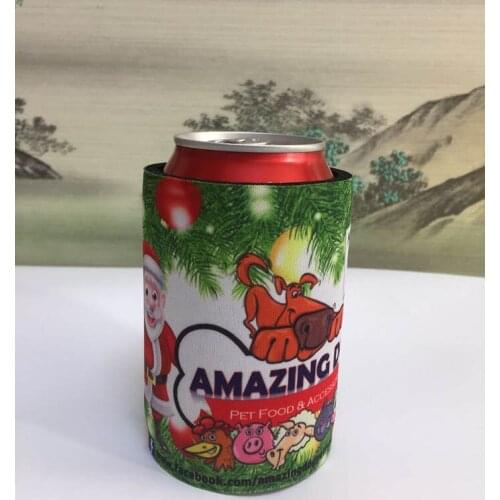 200pcs/lot Promotional Custom Stubby Cooler Holder Thermos Insulated Bag Can Cooler Wedding Bolsa Termica For Picnic Beer Food