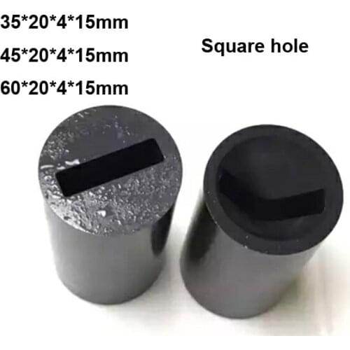 35*20*4*15mm / 45*20*4*15mm Sand Blasting Nozzle Boron Carbide Gun Tip Sandblaster Nozzle Square Hole Power Tool Accessory