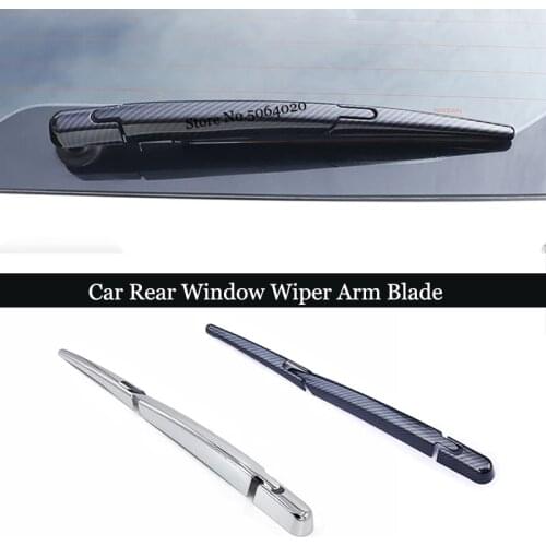 ABS Car Rear Window Wiper Arm Blade Cover Trim Car Styling For Nissan X-Trail T32 Rogue Qashqai J11 2014-2019 Accessories 3pcs