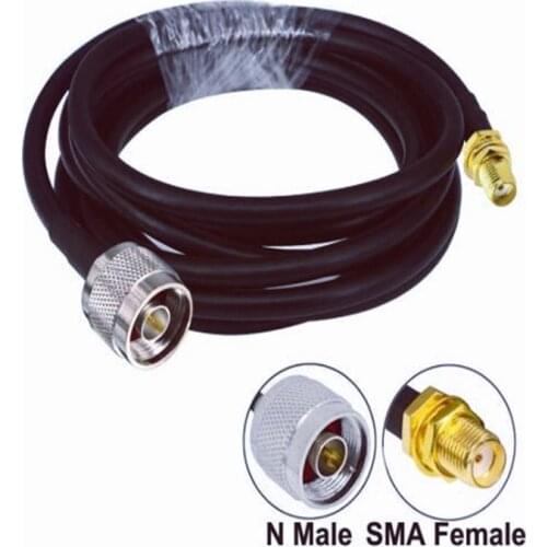 Antenna extention Cable N Male to SMA Female RF Coax Connector Adapter Coaxial Extension Cable