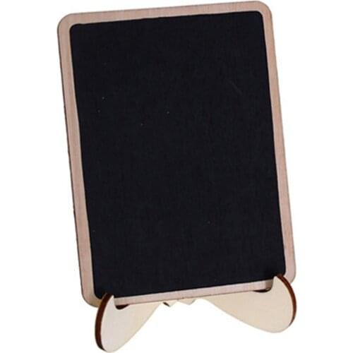 Wooden Crafts Small Blackboard Decoration Home Decoration Wedding Party Desktop Display Blackboard Rectangle