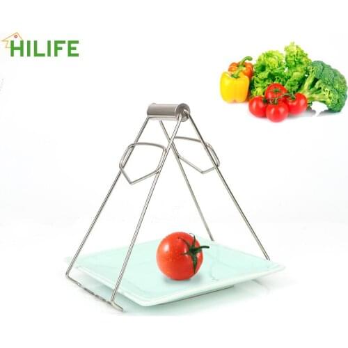HILIFE Kitchen Accessories Stainless Steel Anti-hot Bowl Holder Clamp Cooking Tool Tongs Take Bowl Plate Dish Clip