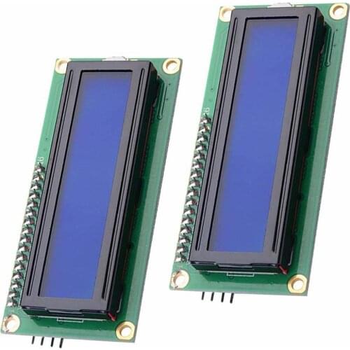 Iic/i2c/twi Lcd 1602 16x2 Serial Interface Adapter Module Blue Backlight For Arduino Uno R3 Mega2560