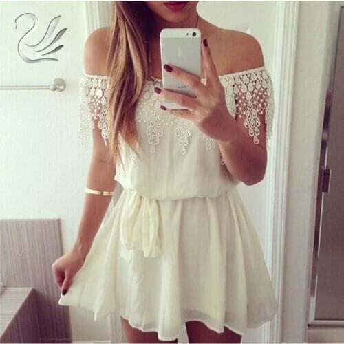 Белые летние платья Jocecat China At AliExpress