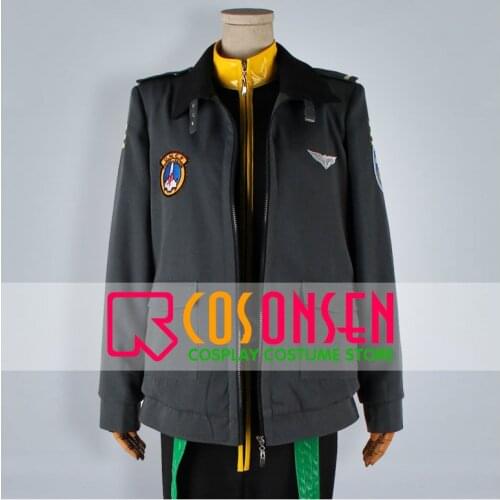 COSPLAYONSEN Space Battleship Yamato 2199 Shinohara Hiroki Cosplay Costume Full Set Any Size