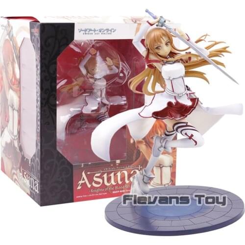Sword Art Online Asuna Knights of The Blood Ver. 1/8 Scale PVC Figure SAO Collection Model Toy Doll
