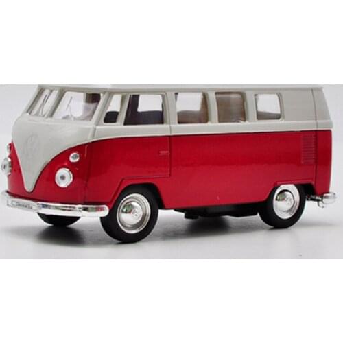 WELLY 1:36 Volkswagen 1963 T1 Bus Alloy Car Model Machine Simulation Collection Toy Pull-back Vehicle Gift Collection