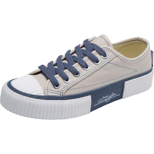 Spring new low-top trend non-slip canvas shoes female casual student cloth shoes shell toe all-match basic canvas shoes