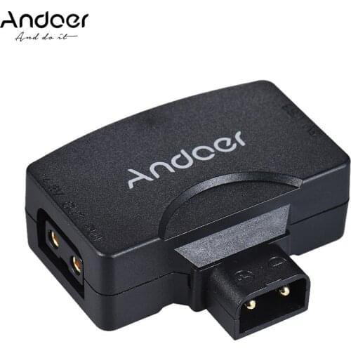 Andoer D-Tap to 5V USB Cable Adapter Connector for BMCC for Smartphone Monitor for V-Mount Camcorder Camera Battery