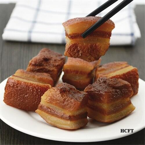 Fake simulation food dining room hall hotel restaurant store shop decoration bouilli braised pork block slices model props