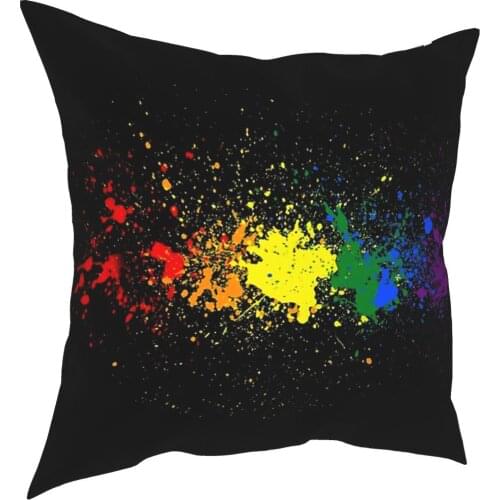 Rainbow LGBT Pillowcover Home Decor Gay Pride Lesbian Lgbtq Sexual Cushion Cover Throw Pillow for Car Double-sided Printing