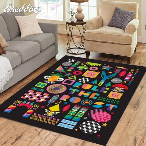 Cute Anime Carpet for Large Home Living Room Waterproof Non-slip Cartoon Area Rug Floor Bathroom Mats Teenager Bed Room Decor