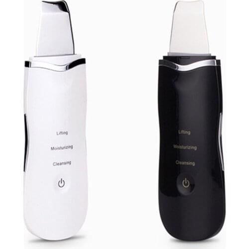 Ultrasonic Skin Scrubber Cleaner Ion Acne Blackhead Remover Peeling Shovel Cleaner Facial Massager