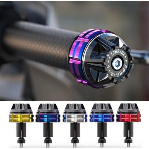 High Quality CNC Metal Motorcycle Handlebar End Plug 7/8'' 22mm Universal for Honda Suzuki Vespa Yamaha Benelli Katana