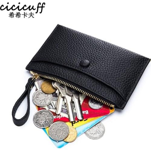 Japanese Women Wallet Short Wallet Genuine Leather Lady Wallets Youth Purse Business Card Holder New Ultrathin Small Coin Purse