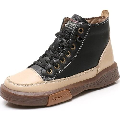 Winter Fashion Women Flat Shoes Beef Tendon Soft Sole Non-slip Casual Shoes Thick Wear-resistant Waterproof Ladies Shoes Flats