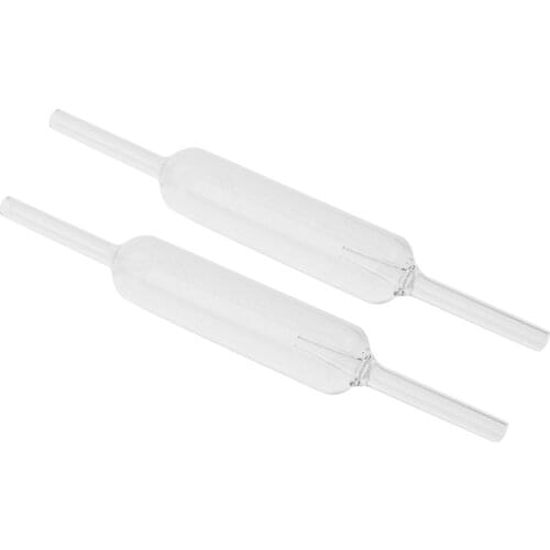 2 Pcs Aquarium Tank CO2 Diffuser Bubble Counter Reactor With Suction Cup