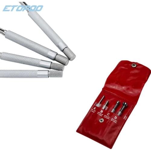 4 SMALL HOLE GAUGE Telescoping Gauges SET FULL BALL TYPE GAUGE 0.125 - 0.5" 4pcs Full-Ball Small Bore Hole Precision Gage