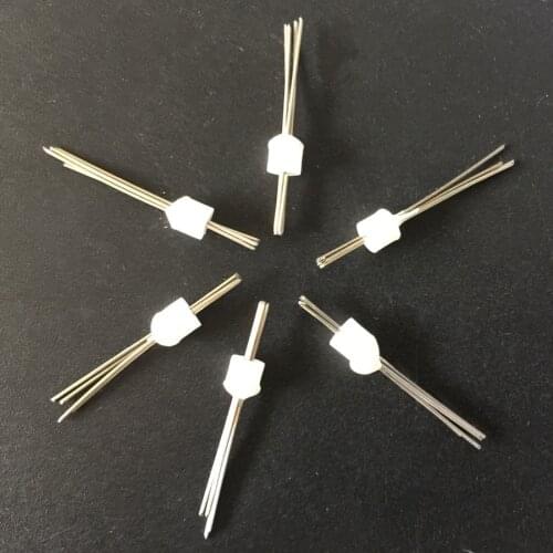 6pcs Dental Lab Amann Girrbach Pin For Honeycomb Round Firing Trays