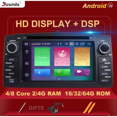 8 Core DSP 4GB 64G 2 Din Android 11 Car DVD Player For Toyota Corolla E120 BYD F3 Car Multimedia Stereo GPS AutoRadio Navigation
