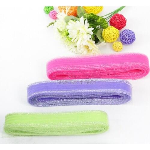 Free Shipping 4.5cm Soft Polyester Netting Plain Veiling Crin Braid For Flexible Sinamay Millinery Hat Trim 100yard/lot