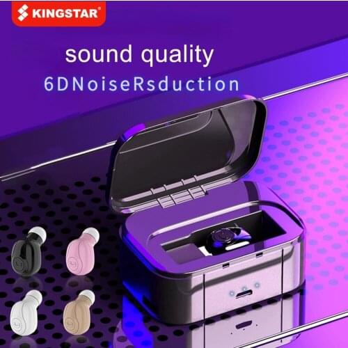 KINGSTAR Wireless Bluetooth 5.0 Earphone Stereo Surround Wireless Mini Music In-ear Earbud for Sports 2021 Newest Hifi Earphone