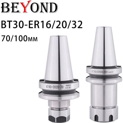 BEYOND BT30 ER16 ER20 ER32 70L 100L Knife Shank CNC Machining Center Spindle Tool Holder High Precision