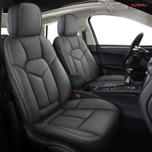 KAHOOL Custom Leather car seat covers For JEEP Compass Wrangler Patriot Cherokee Grand Cherokee Commander Renegade seat cars