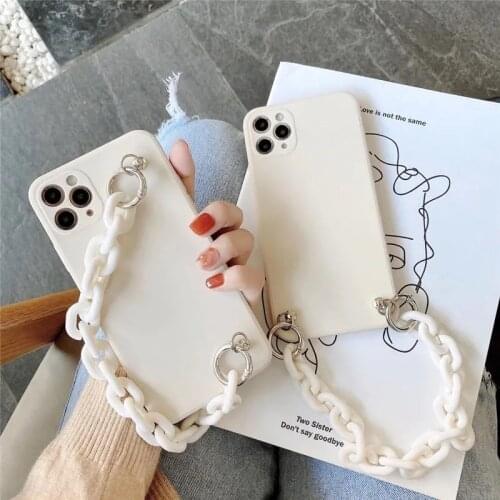 Case for Huawei Honor 20 Lite 30 Pro 20S 30S V20 V30 Chic Bracelet Chain Soft TPU Phone Cover for Nova 8 SE 7i 7 Pro 5T 3 3i