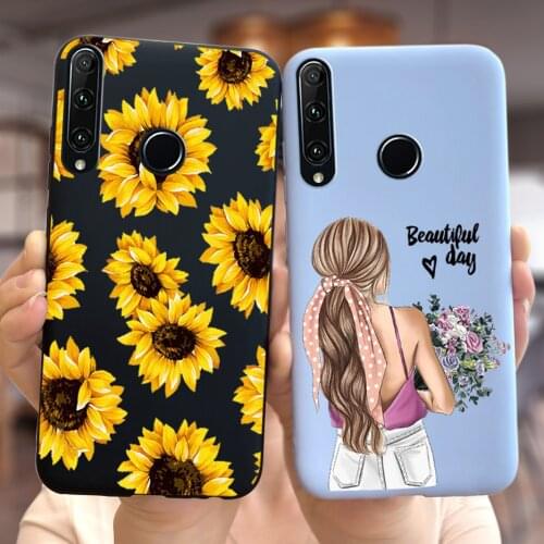Cute Sunfower Case For Huawei Honor 10i Case Honor 10 Lite Soft Silicone Stylish Candy Phone Cases For Honor 10 i Honor10 i Case