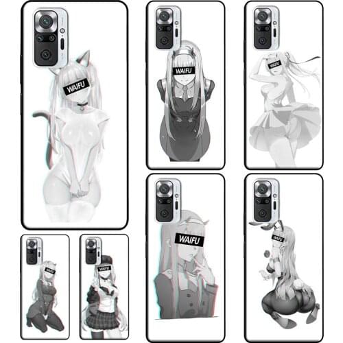 Darling in the FranXX Zero Two Waifu For Xiaomi Redmi Note 9 Pro 10 7 8 9S 8T Cover For Redmi K40 9 9C 9A 7A 8A 9T Phone Case