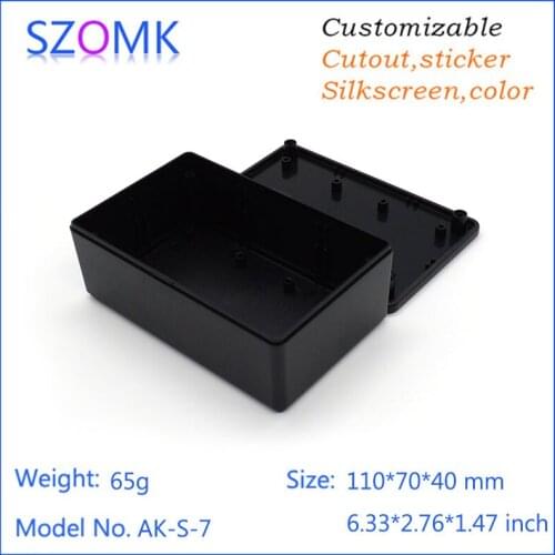 Electrical cabinet szomk plastic junction box (1 pc) 110*70*45mm small plastic box enclosure electronics for pcb