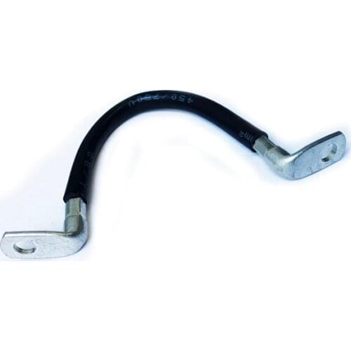 L-shaped terminal connecting line