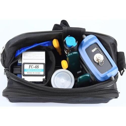 Maxgeek KLS-01 Fiber Optic FTTH Tool Kit FTTH Tools Set With Optical Power Meter Red Light Pen Fiber Cleaver