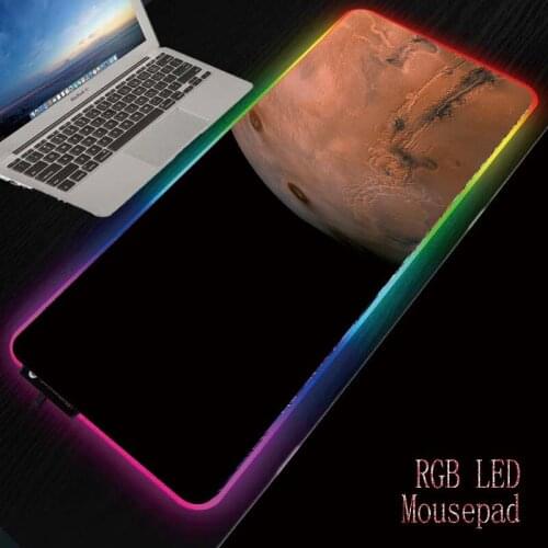 MRGBEST Moon Large RGB Gamer Computer LED Gaming RGB Mouse Mat Big RGB Mousepad for Keyboard Mice PC Desk Mat Dropshipping
