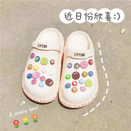 Candy Hole Shoes Shoe Buckle Shoe Ornament Biscuit Macaron Candy Decorative Buckle for Shoes