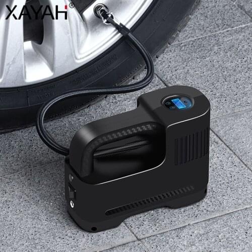 Portable Car Air Compressor Electric Wireless Tire Inflator Air Pump Rechargeable Digital 150PSI Auto for Car Motorcycle Balls