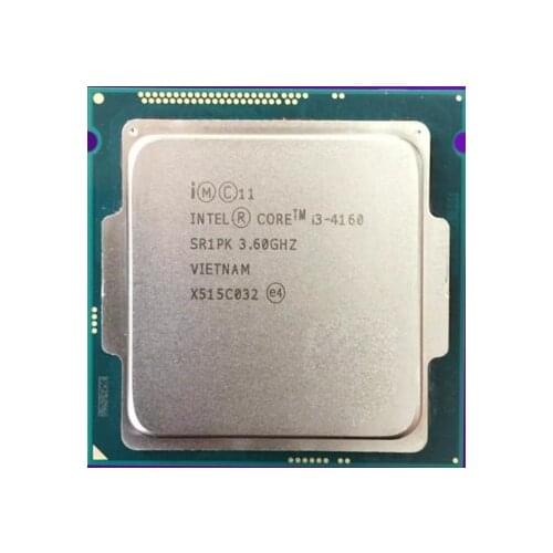 Intel Core i3-4160 I3 4160 Dual Core 3.60GHz Haswell CPU 5 GT/s 3MB SR1PK LGA1150 I3 4160 Processor 4160