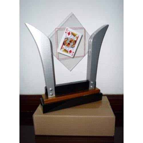 TV Card Frame - Deluxe,Card Insert Into Glass Magic Tricks Stage Magic Card Appearing in Frame Magie Illusion Gimmick Mentalism