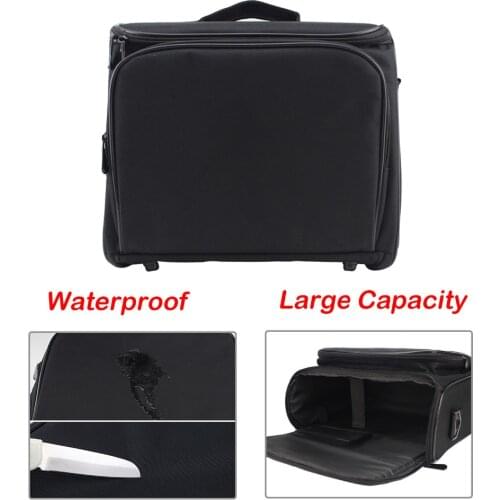 SUNNYLIFE 34x28x13cm Lager Capacity Scratchproof Storage Carry Bag Case for Epson Panasonic BenQ Sharp Optoma NEC Acer Projector