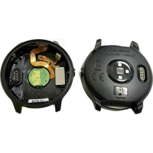 Back Case for Garmin Vivoactive 3 Music Smart Watch Back Cover with Heart Rrate Sensing Repair replacement Part