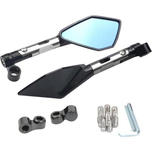 1 Pair Universal Durable Aluminum Alloy Rearview Mirror Motorcycle Accessories