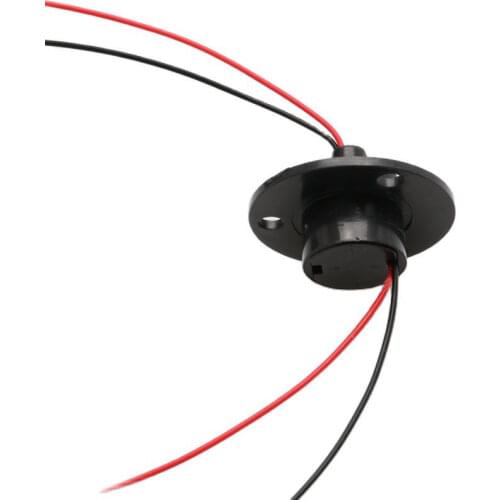 1pcs Wind Power Slip Ring Dia 22mm 2CH 5A Conductive Slipring 4 Wire Collecting Joint Rotary Connector for DIY RC Balance Car