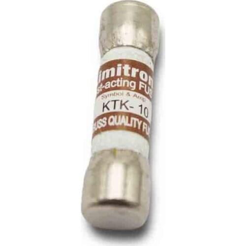10pcs Bussmann Fuse KTK-10 600V 10A fast acting Fuse for motor circuit Protection